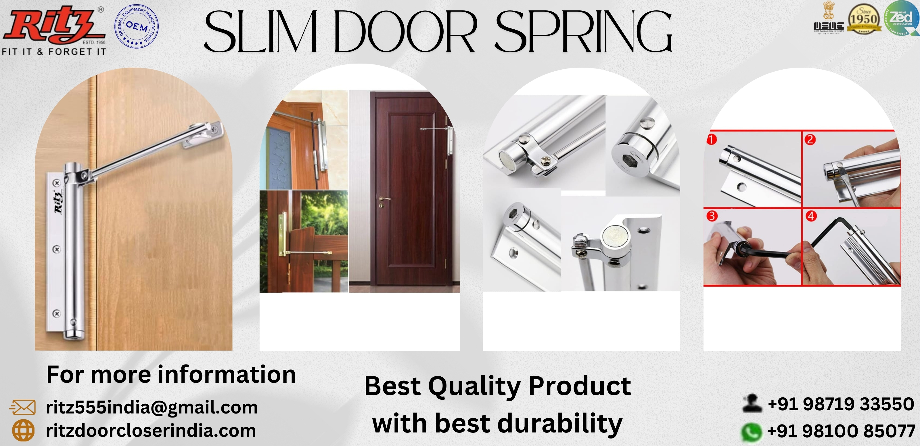 Slim Door Spring